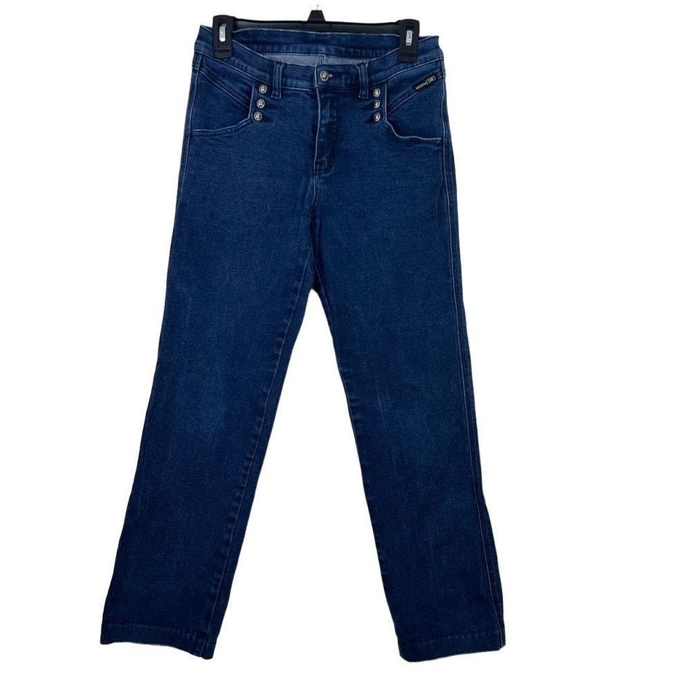 Vintage Western Ethics Jeans 28” Waist Womens High Rise Straight Leg Cowgirl
